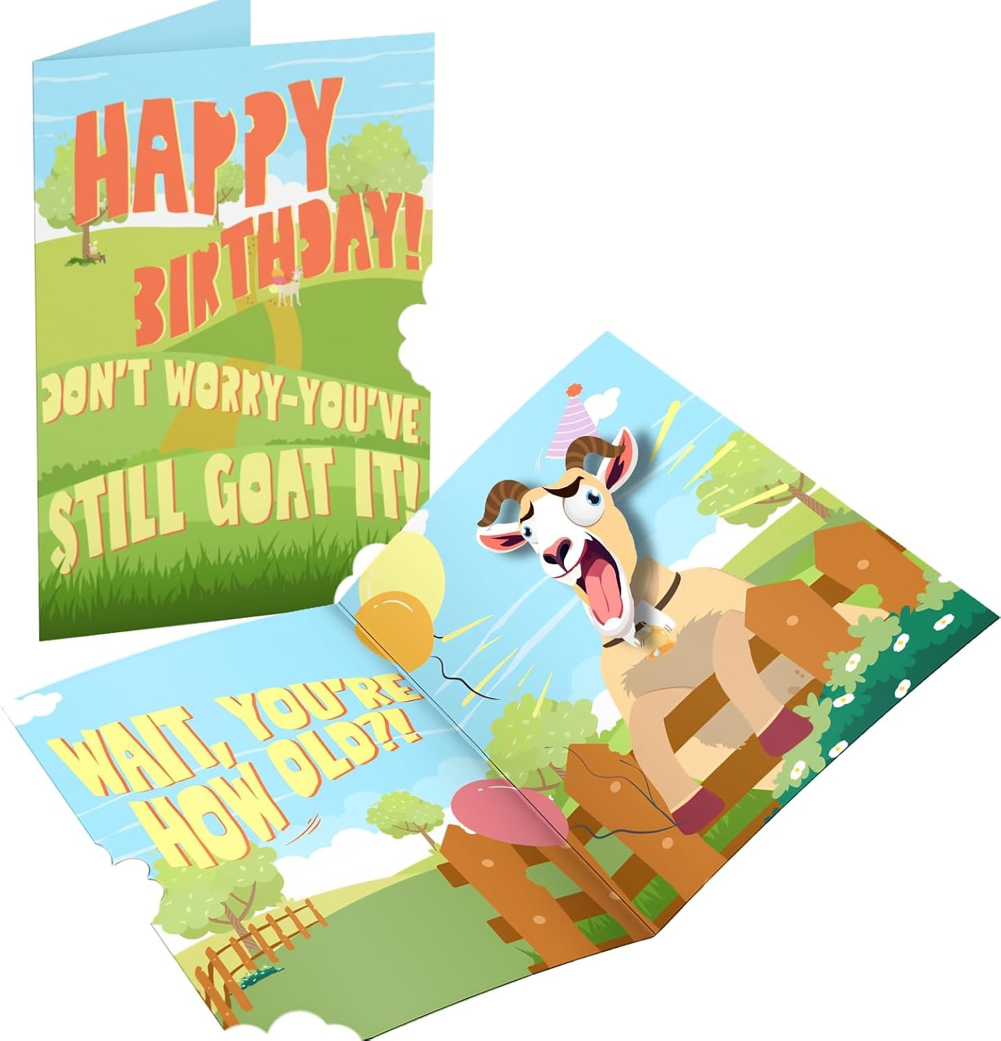 Unhinged 3D Musical Funny Birthday Cards for Men & Women with Screaming
