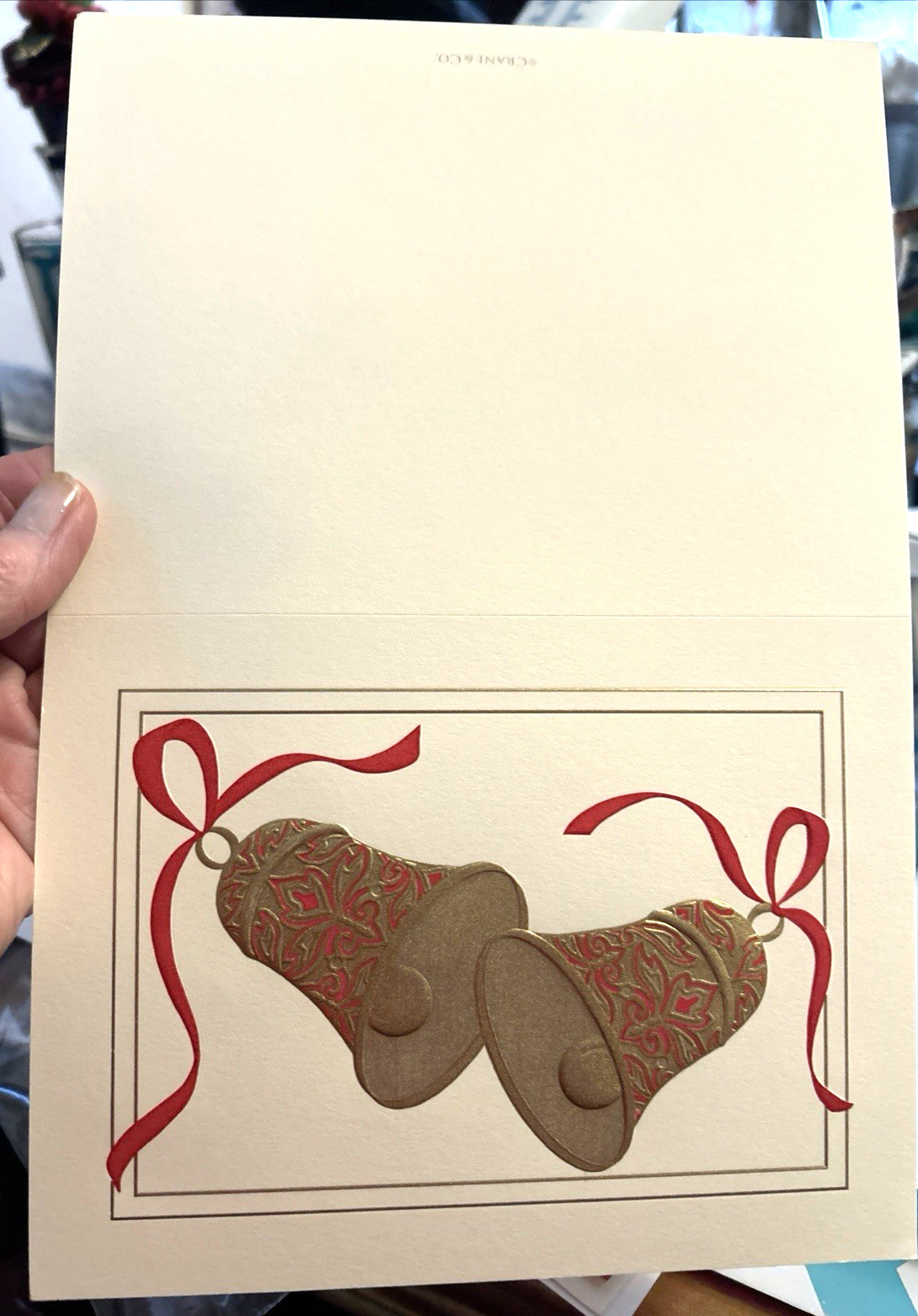 14 LOT Crane Holiday Cards – New- No Eps- Flat Sheets: Corner damages