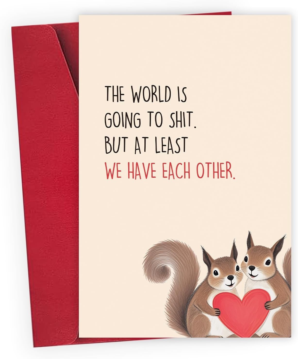 love card/anniversary card/have each other/squirrels