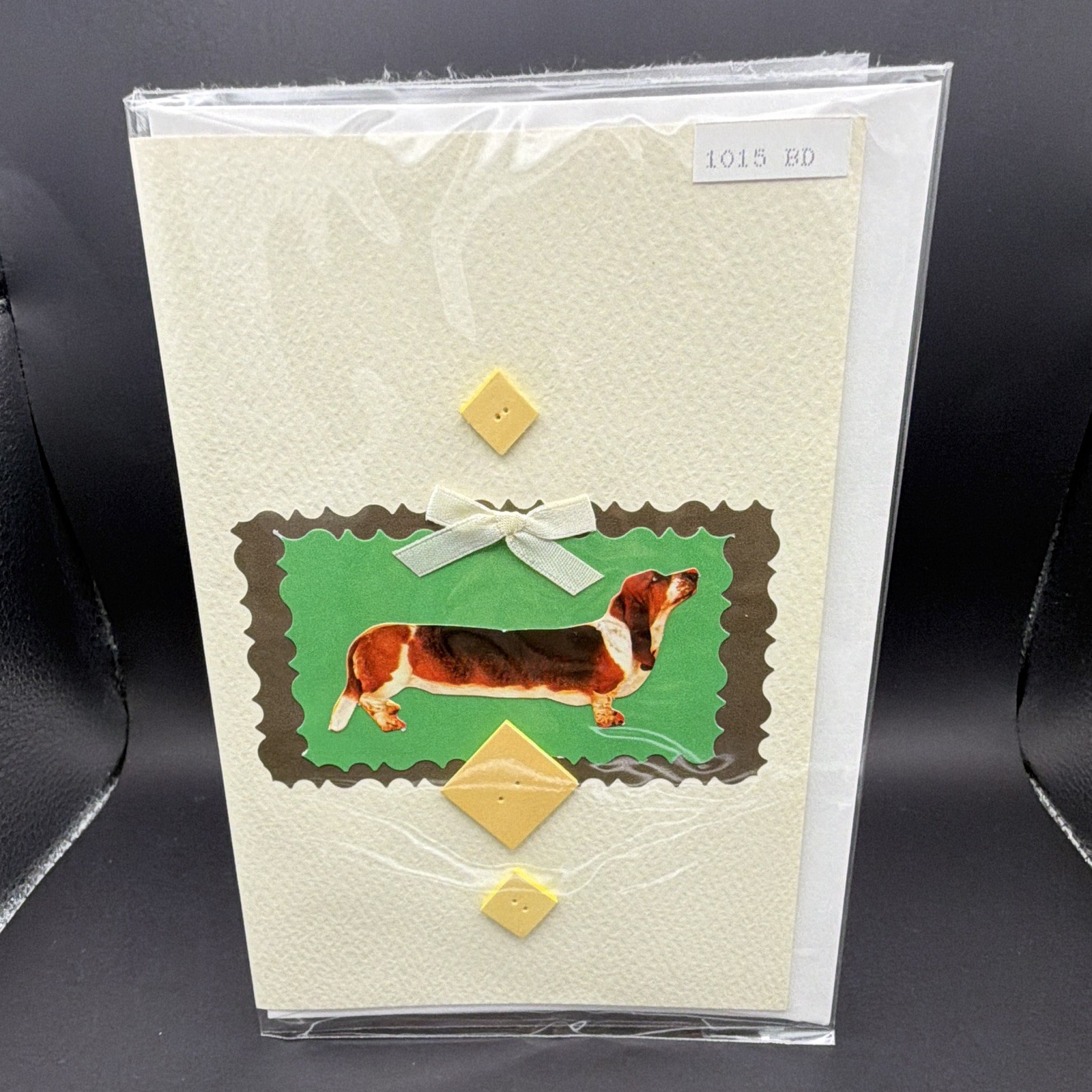 Familia Creations Dog Hand Made Folded Greeting Card w/ Envelope set of 12