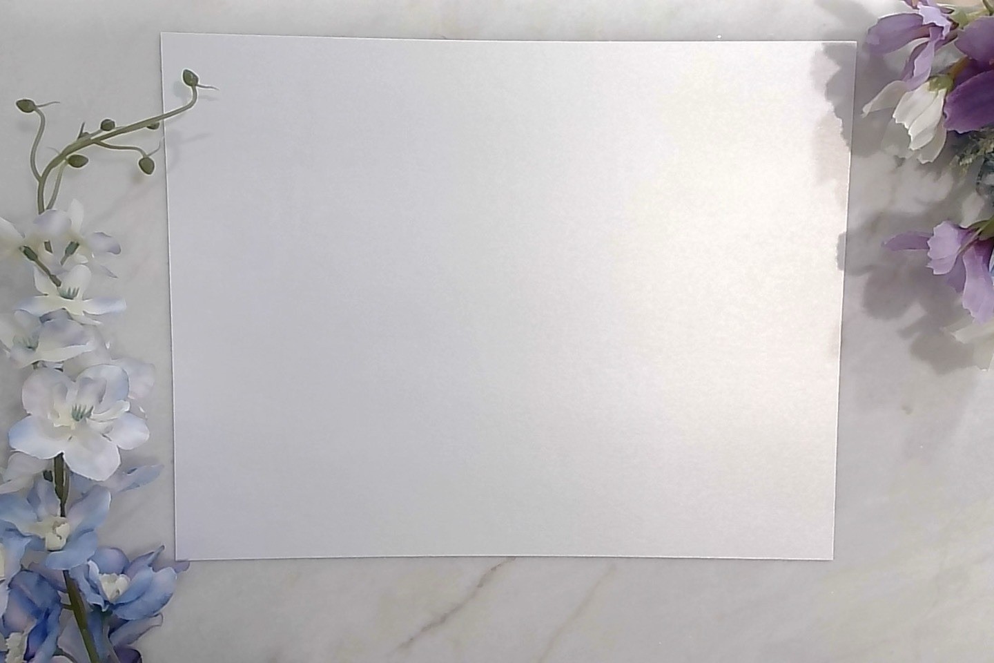 Set of 25 8.5” by 11” Curious Metallics – Ice Gold 111lb Cover Card Stock