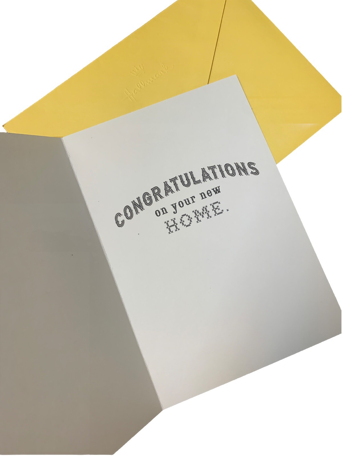 Congratulations On Your New Home Sweet Home 5”x7” Hallmark Greeting Card