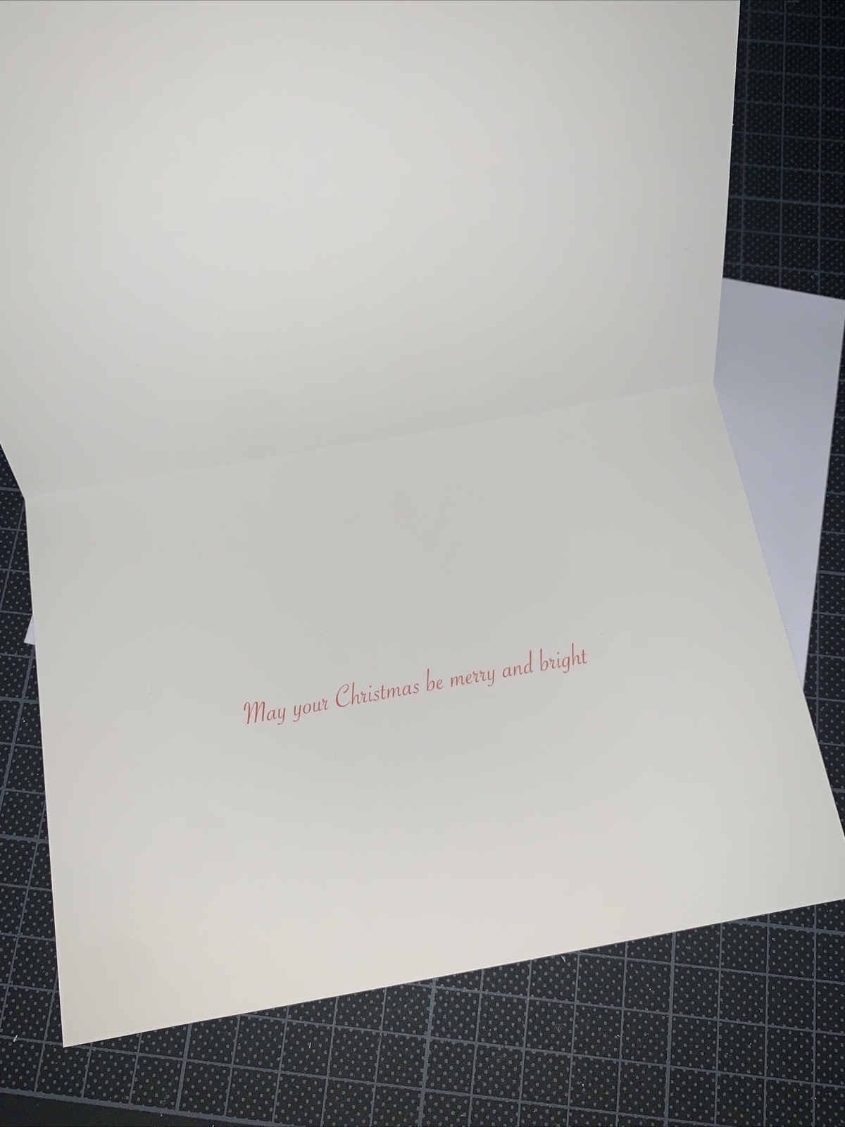 Graphique Christmas Card: Waving Santa Bicycle Down The Snow Merry & Bright