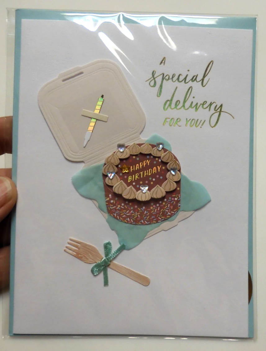 2 Papyrus Cards High-Quality Birthday Here’s to Best Suprises All Day Long Cake