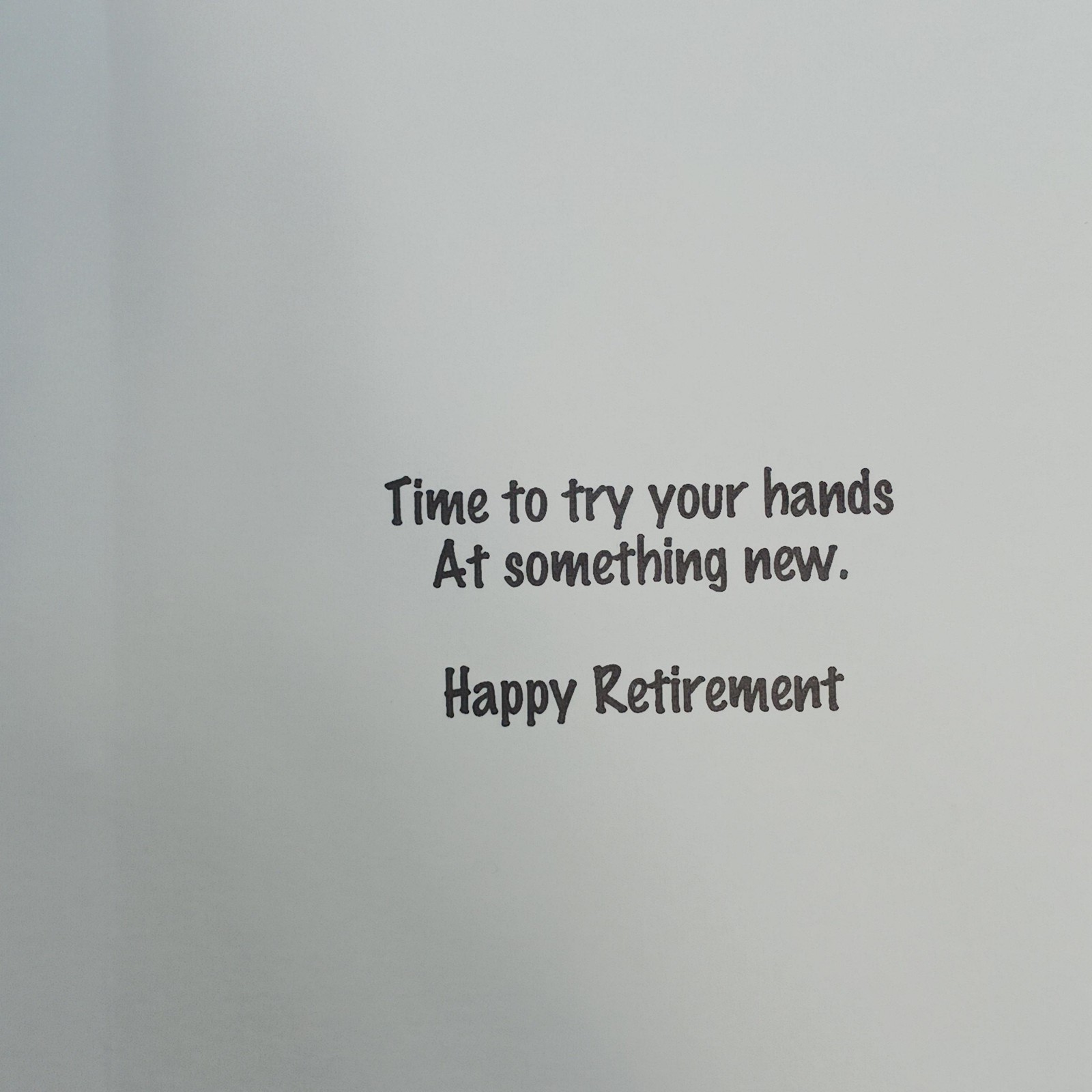 Freedom Greetings Retirement Greeting Card Mens Multicolor Checked MPN 47400