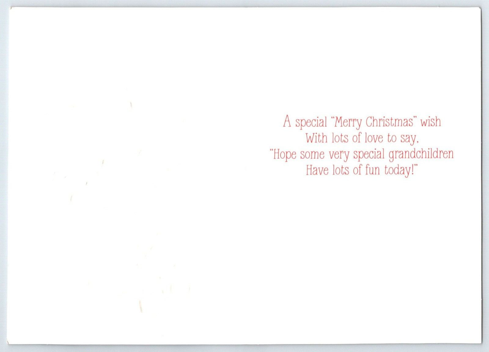 FUN ANIMALS SLEDDING Hallmark Christmas Greeting Card w Envelope New 1980’s MG94
