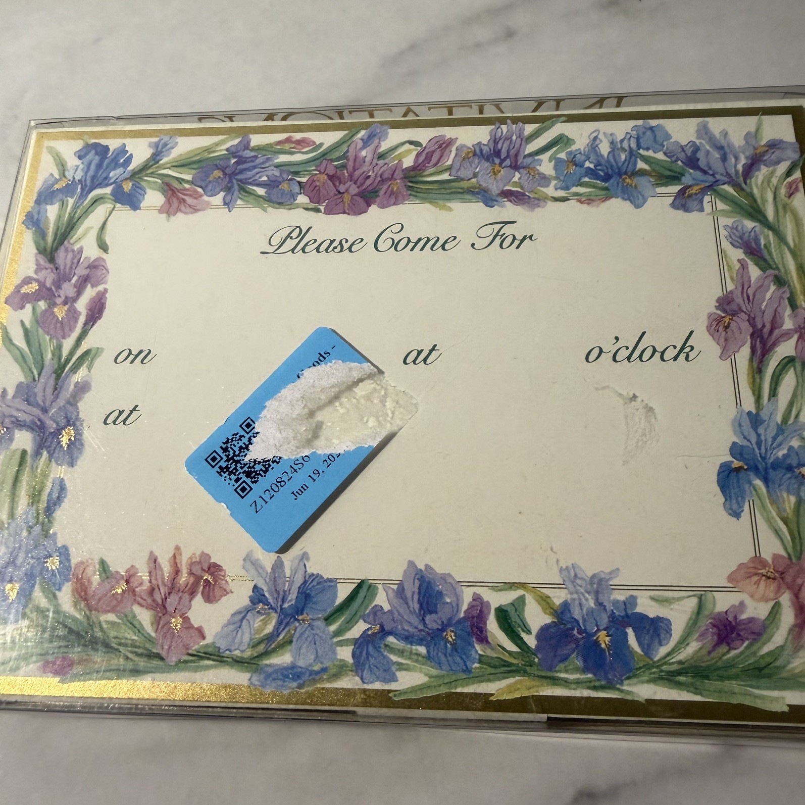 Vintage Caspari Invitations lot party, quaint Country Cottage Core shabby chic