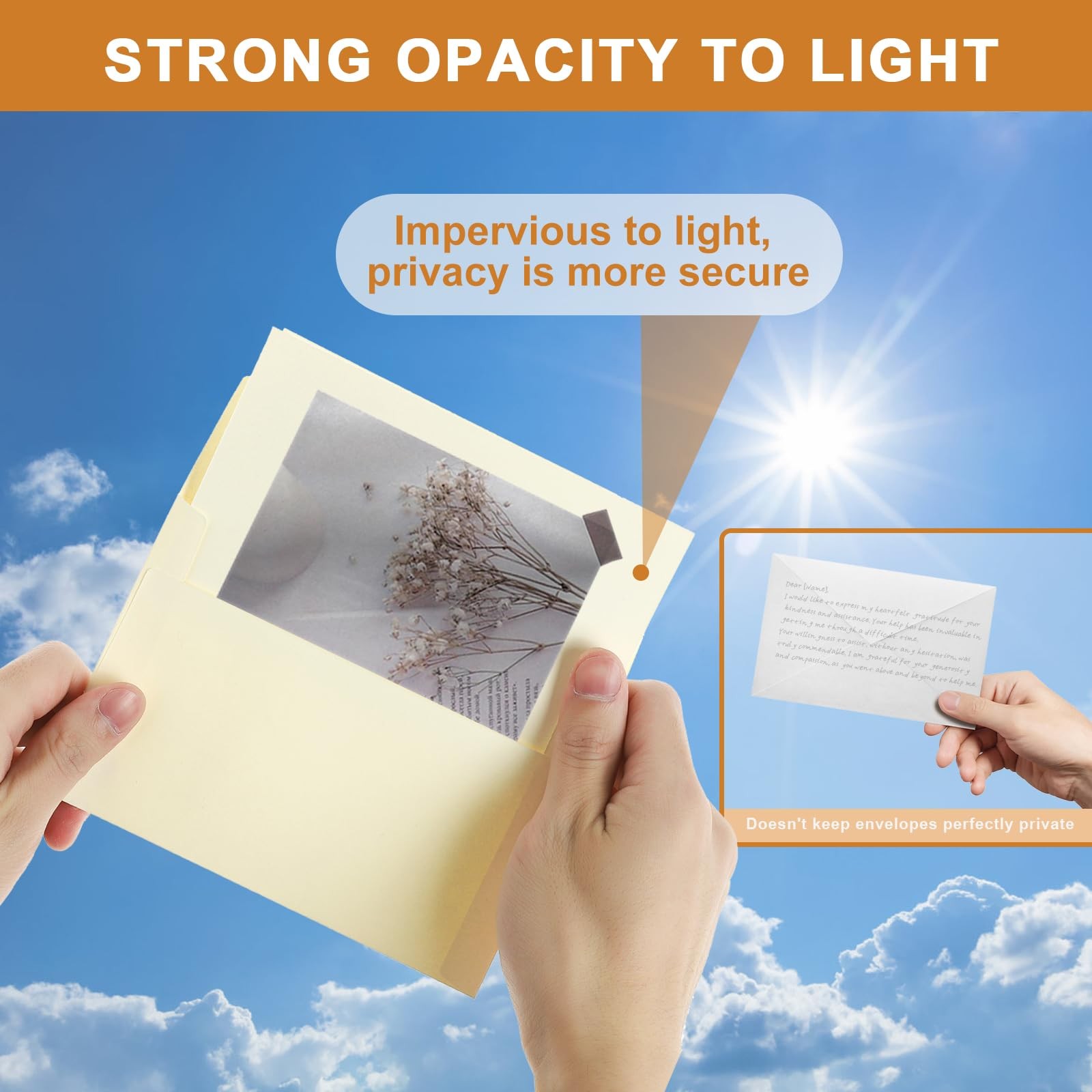 100 Packs Cream Blank Greeting Cards with Envelopes 5 x 7 Heavyweight Folded …