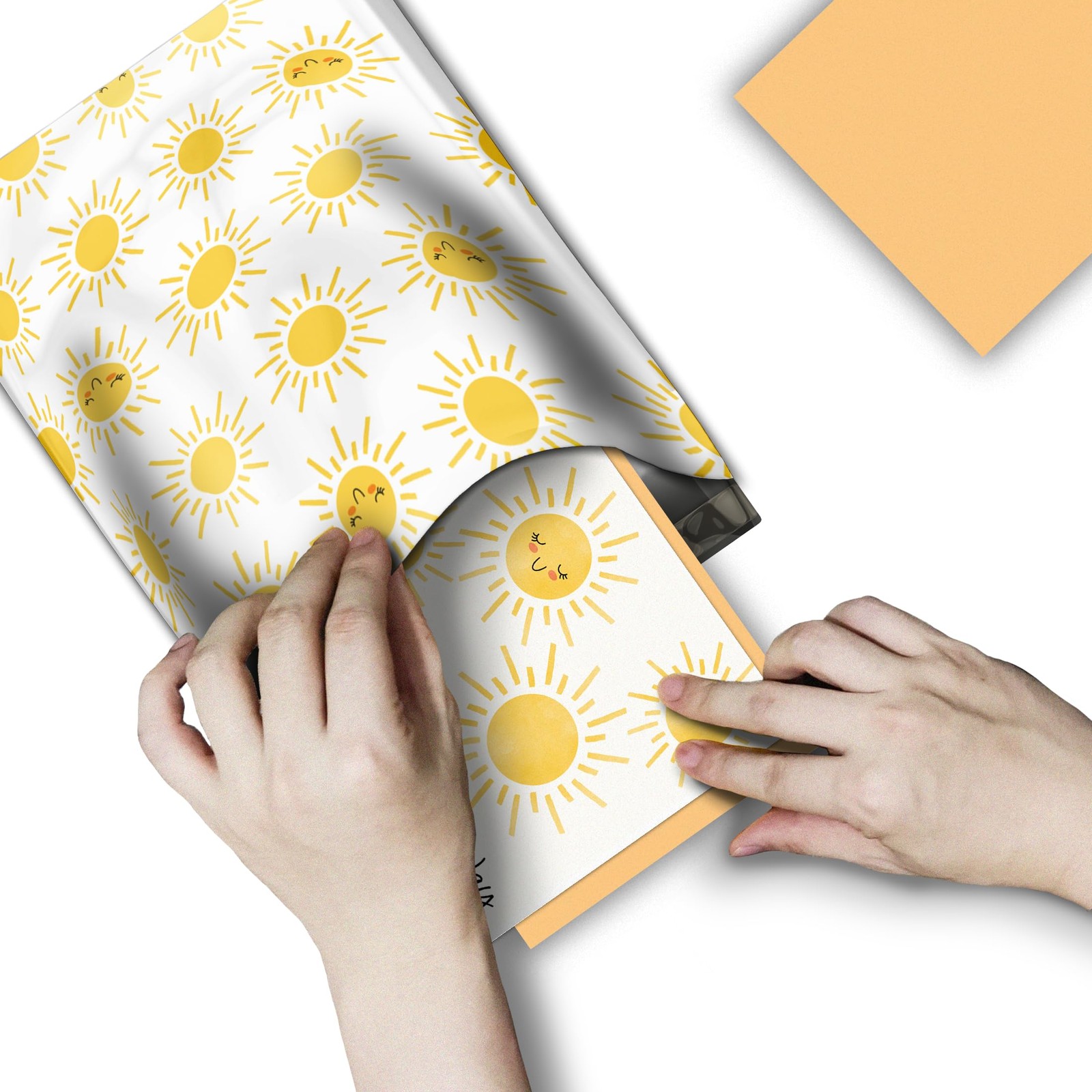 (50 Count of Large 4×6 Sunshine Thank You Insert Cards Without Envelopes For …