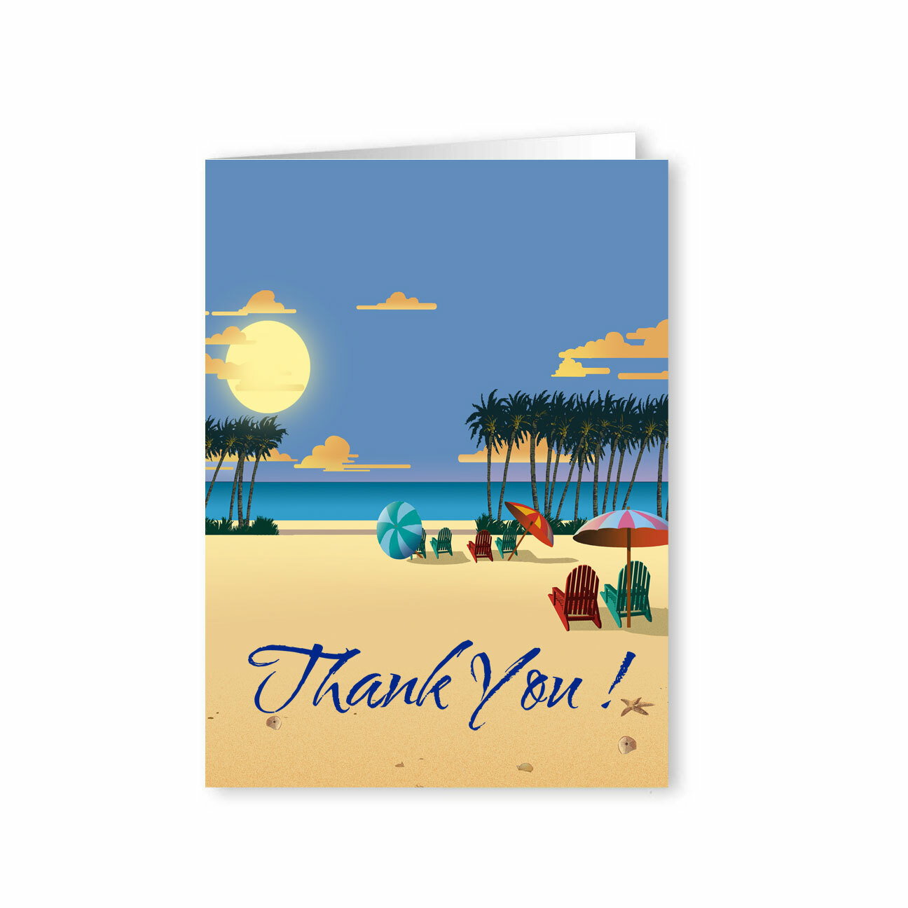Oceanside Note Card Set – 4 1/4 x 5 1/2 in. 10 Boxed Note Cards – 14085