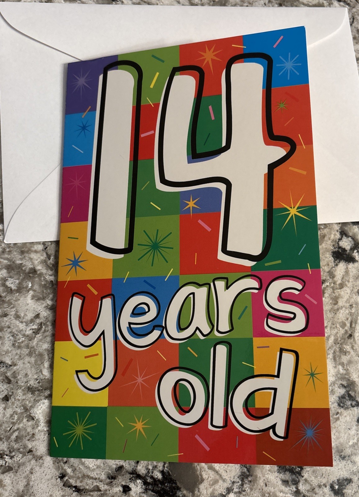 Birthday 14 Years Old Time To Party 5”x7.75” Stockwell Greeting Card