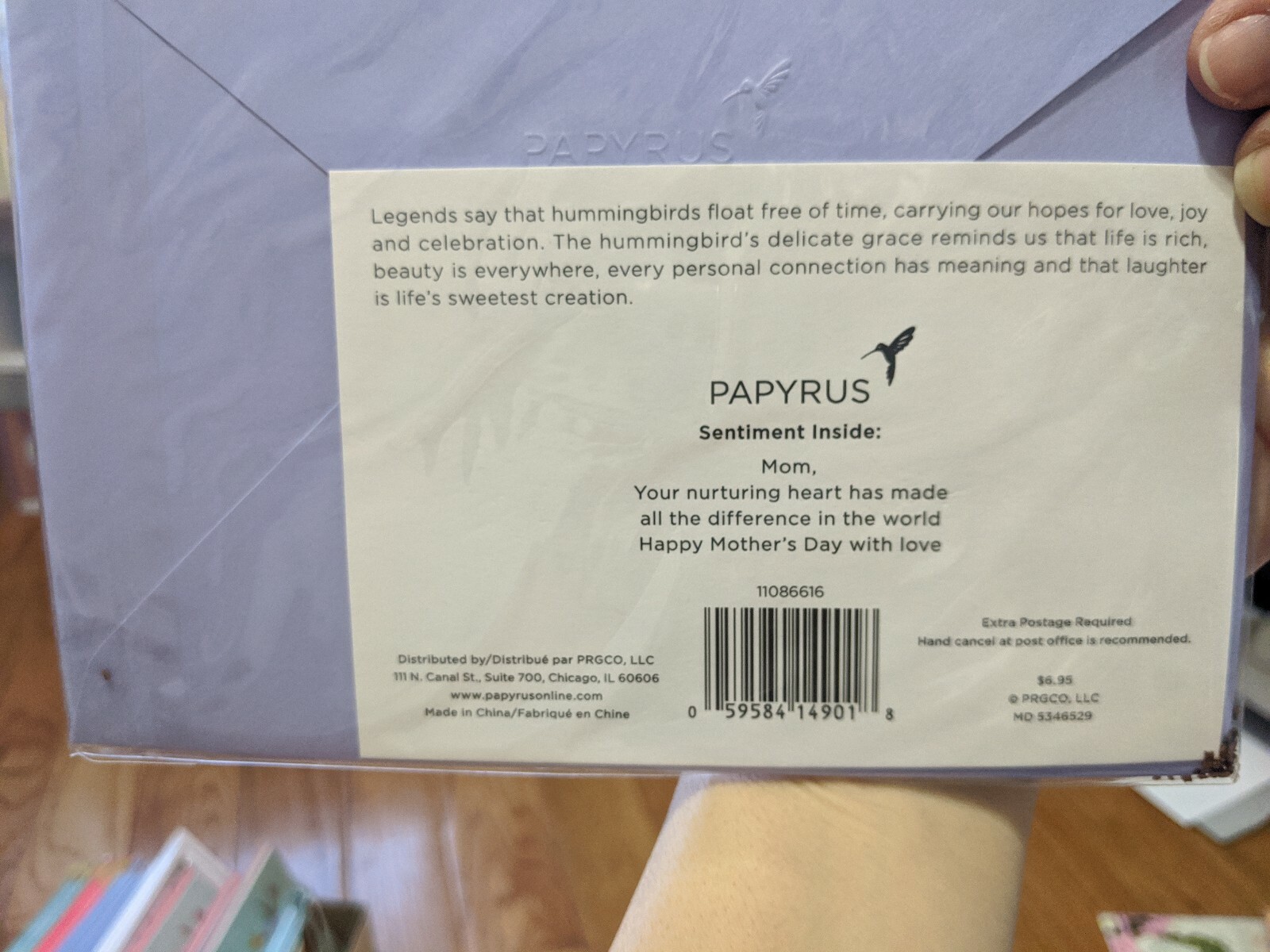 NIP PAPYRUS MOTHERS DAY CARD $6.95 Flowers Plants Love Wisdom Guidance Patience