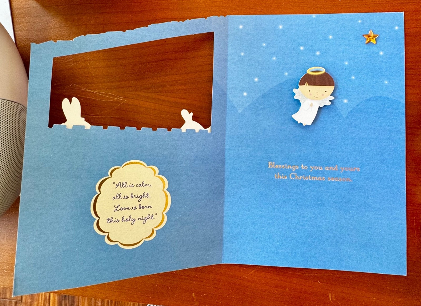 NEW Box 15 Hallmark Expressions 3D Christmas Cards W/ Envelopes “Love is Born”