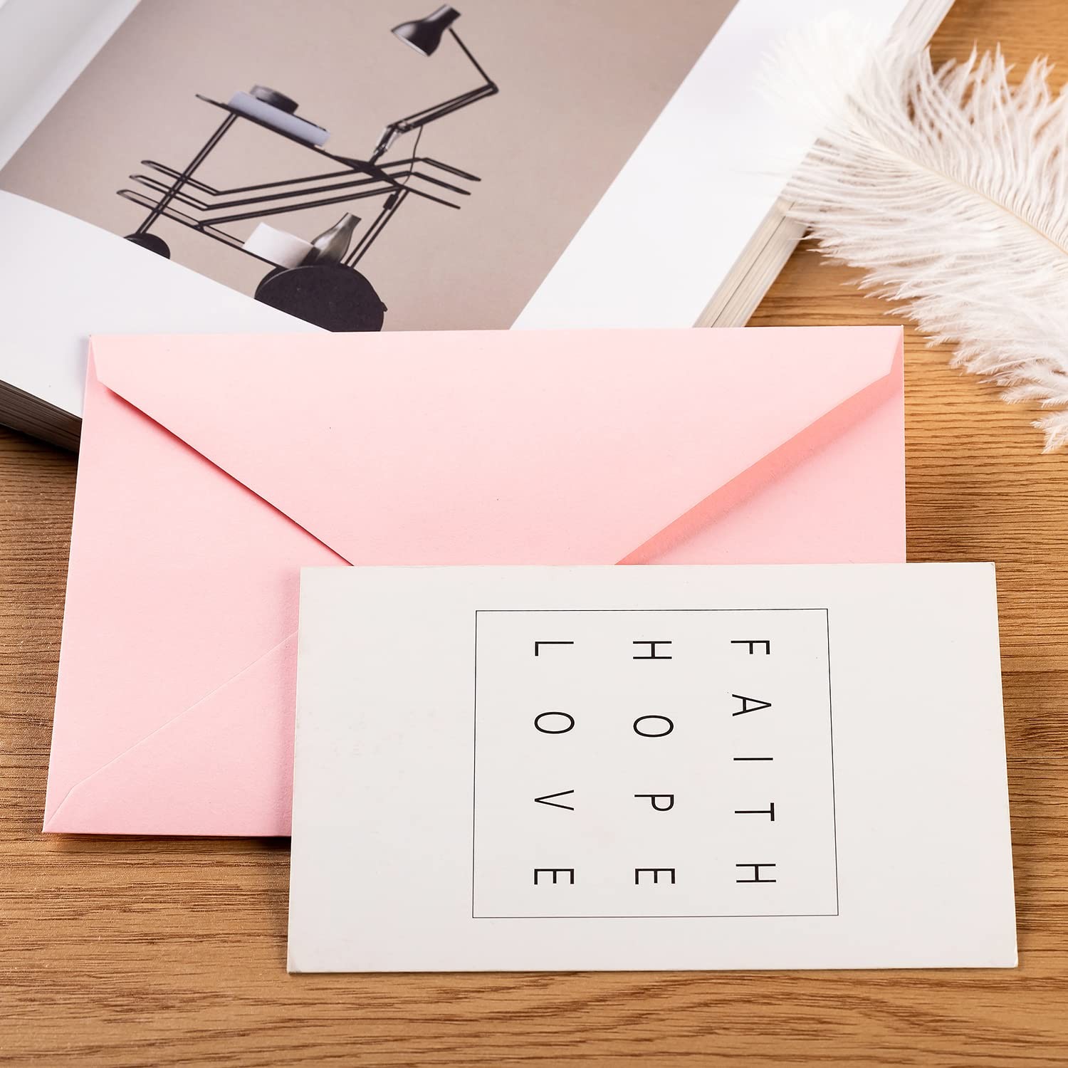 100 Pieces A6 Envelopes Colorful 4×6 Envelopes for Greeting Cards Birthday We…