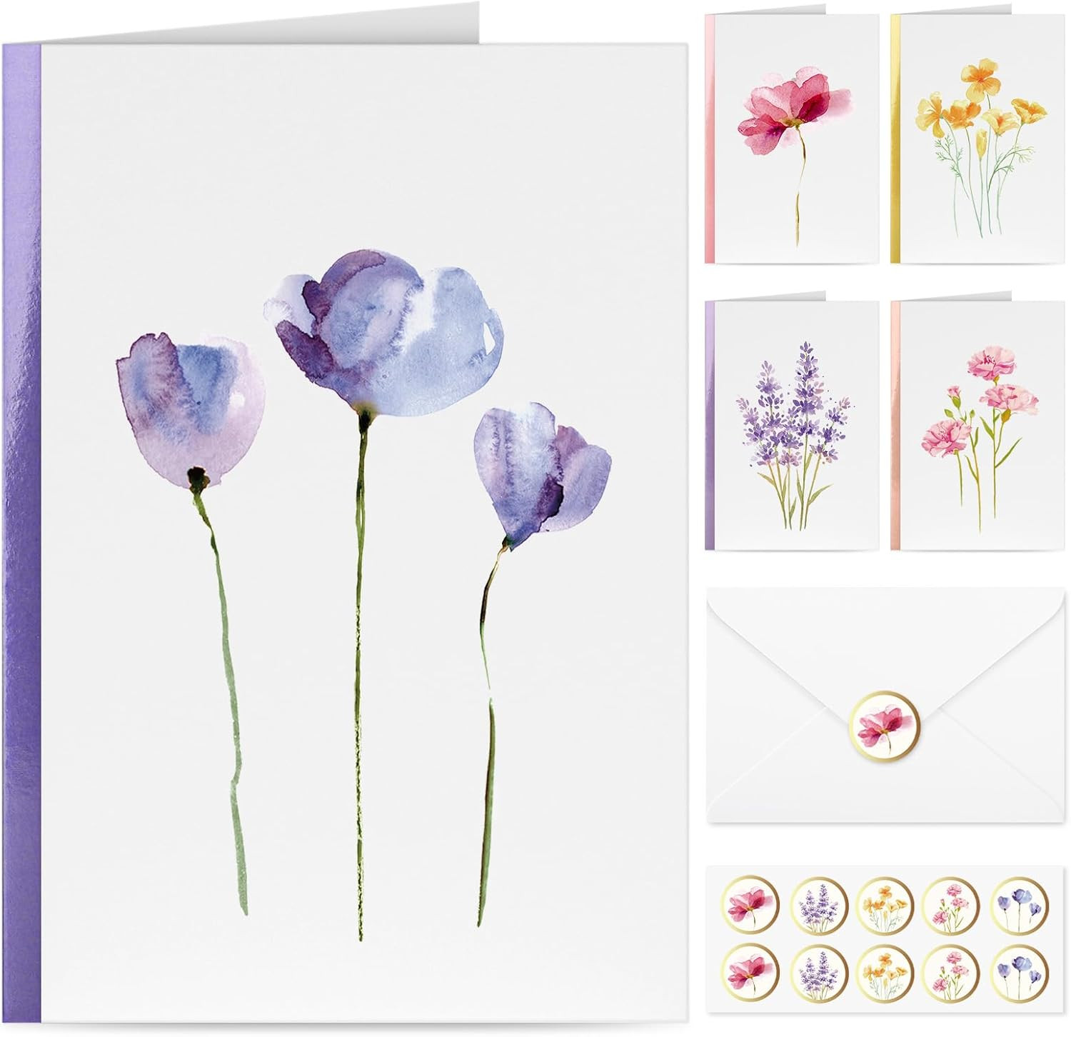 Blank Cards and Envelopes, 30 Pack Blank Greeting Cards, Elegant Blank Note, Per