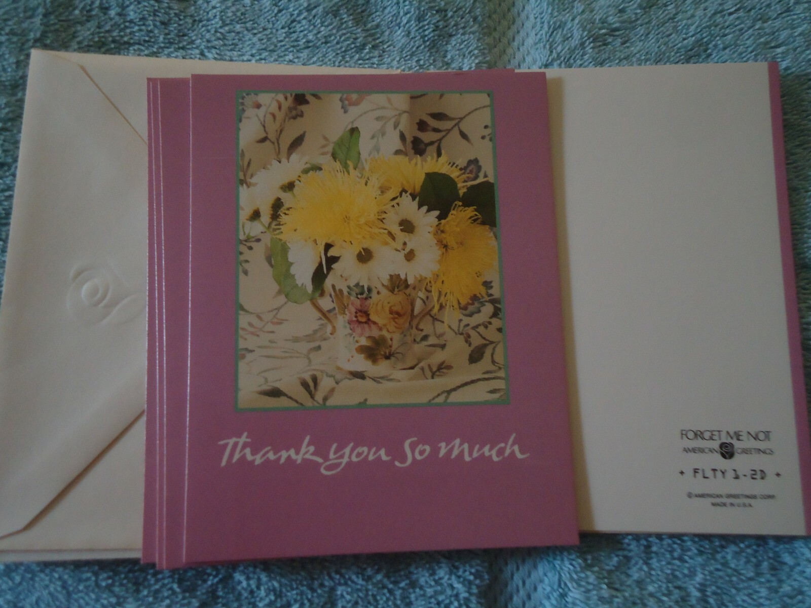 American Greetings ASSORTED “Thank You” Cards – 4 Different Cards, NEW