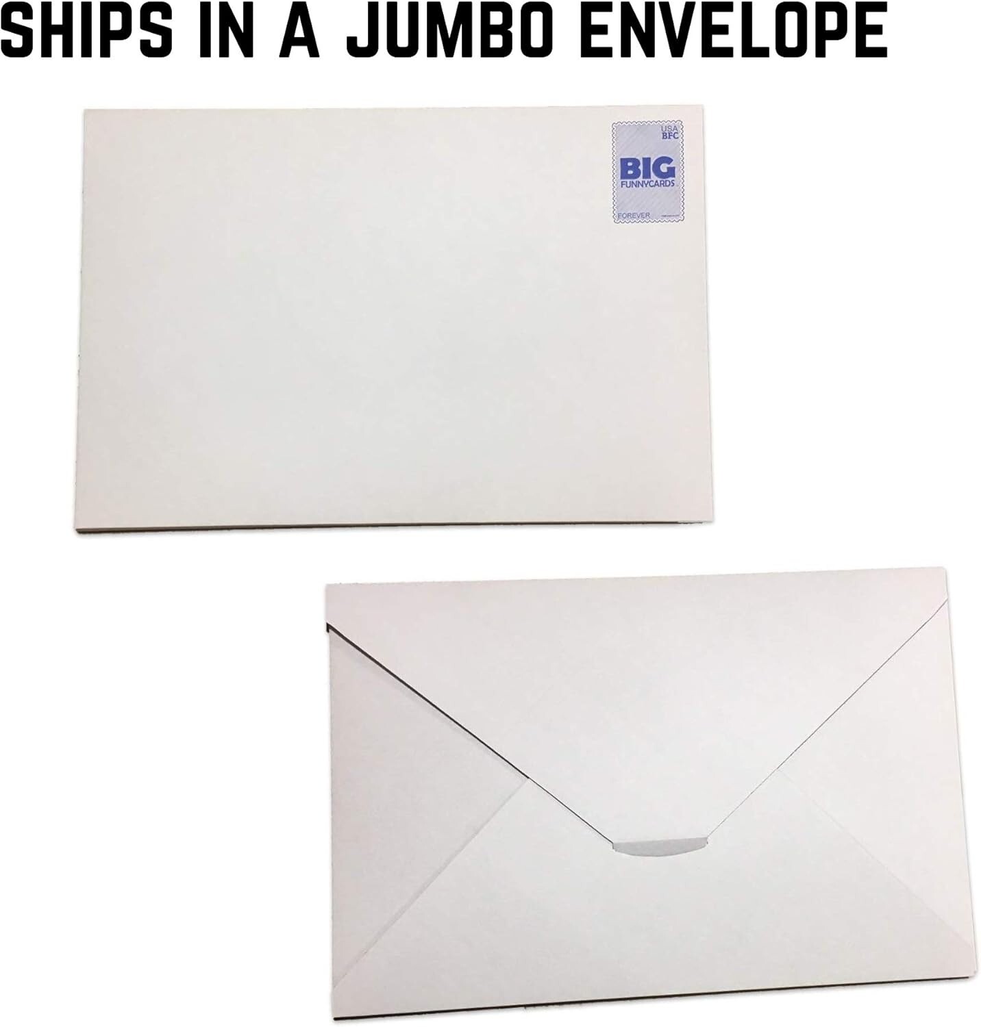 Jumbo 3-Foot Custom Happy Birthday Card, 4 Photos, 24×36 Inch, Includes Envelope