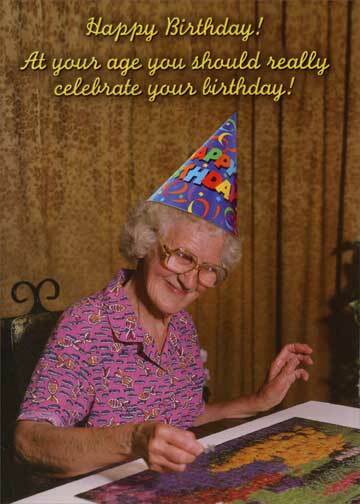 Doing a Jigsaw Puzzle – Funny Birthday Card – Greeting Card by Oatmeal Studios