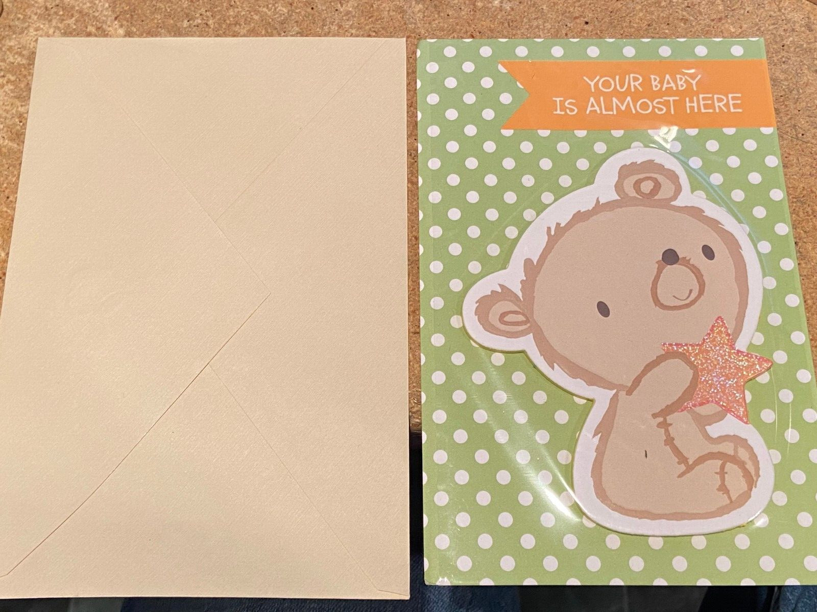 Carlton Cards Neutral Baby’s Almost Here Card *NEW* ccc1