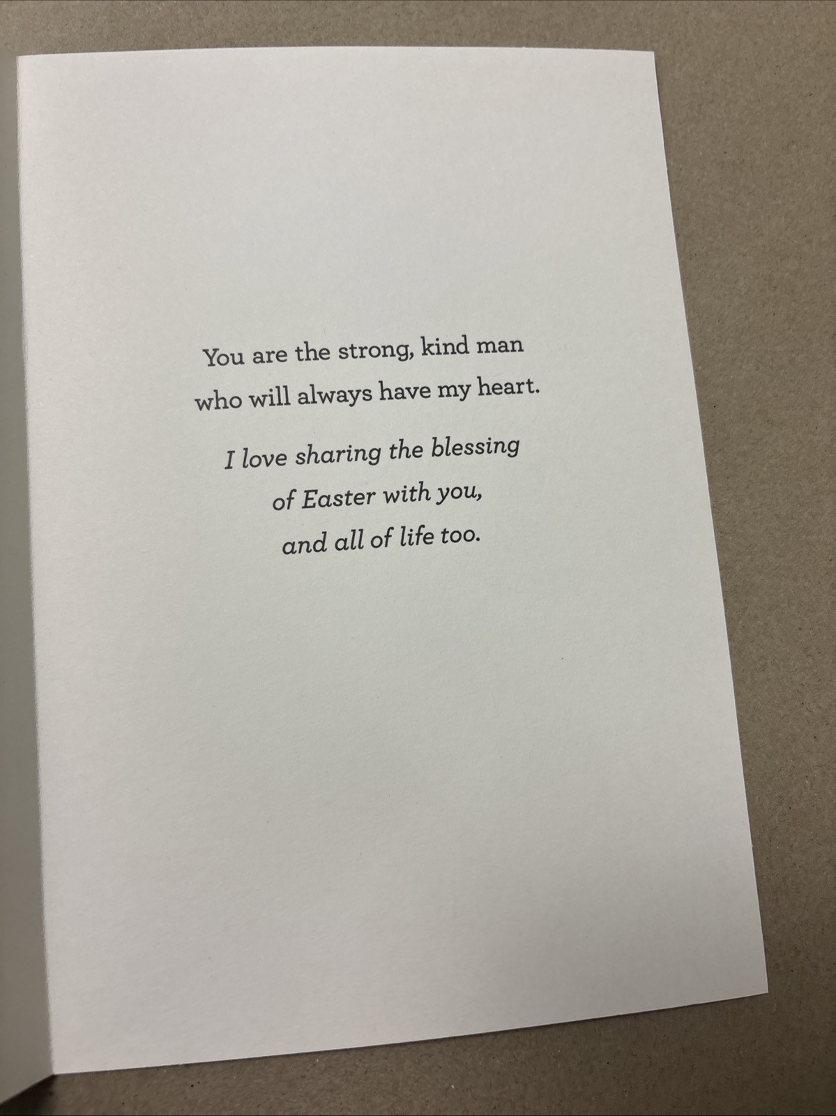 Easter For My Husband Blessing ❤️ 5”x7” Religious Greeting Card