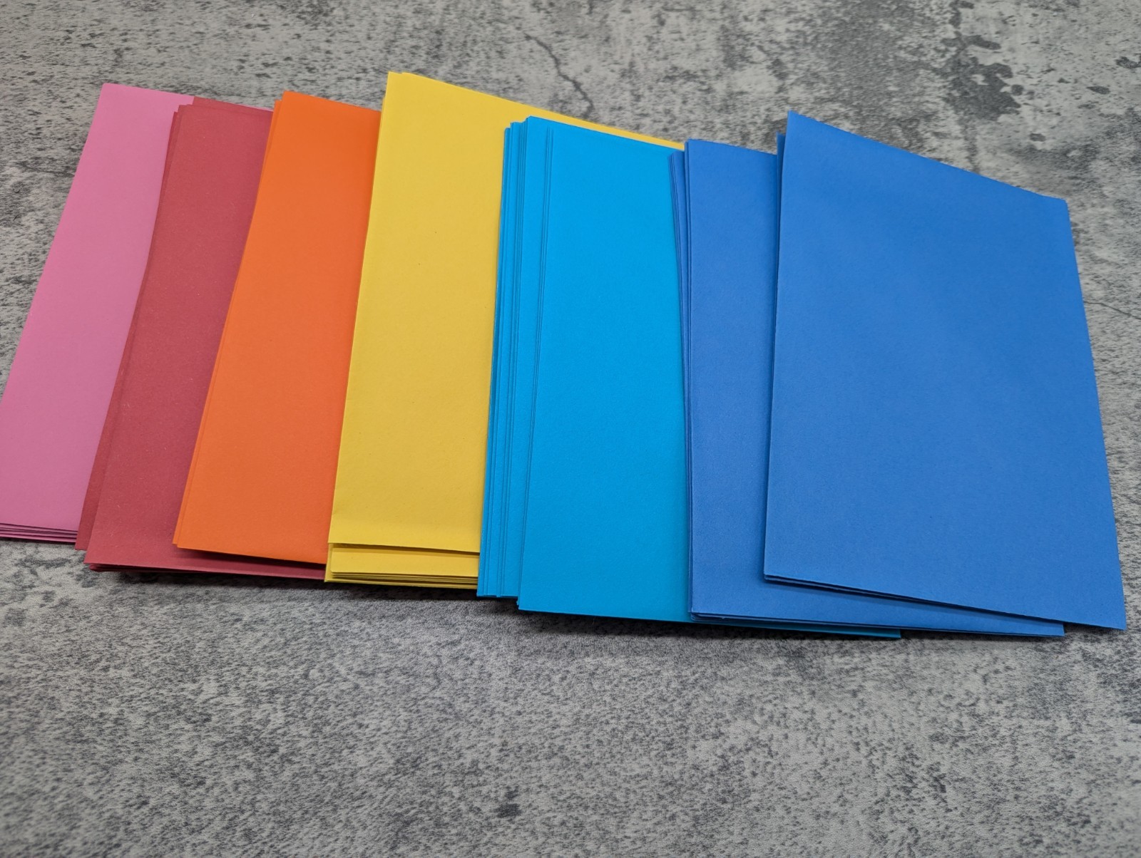 50 Multi Colored 5×7 Envelopes, Greeting Card Size