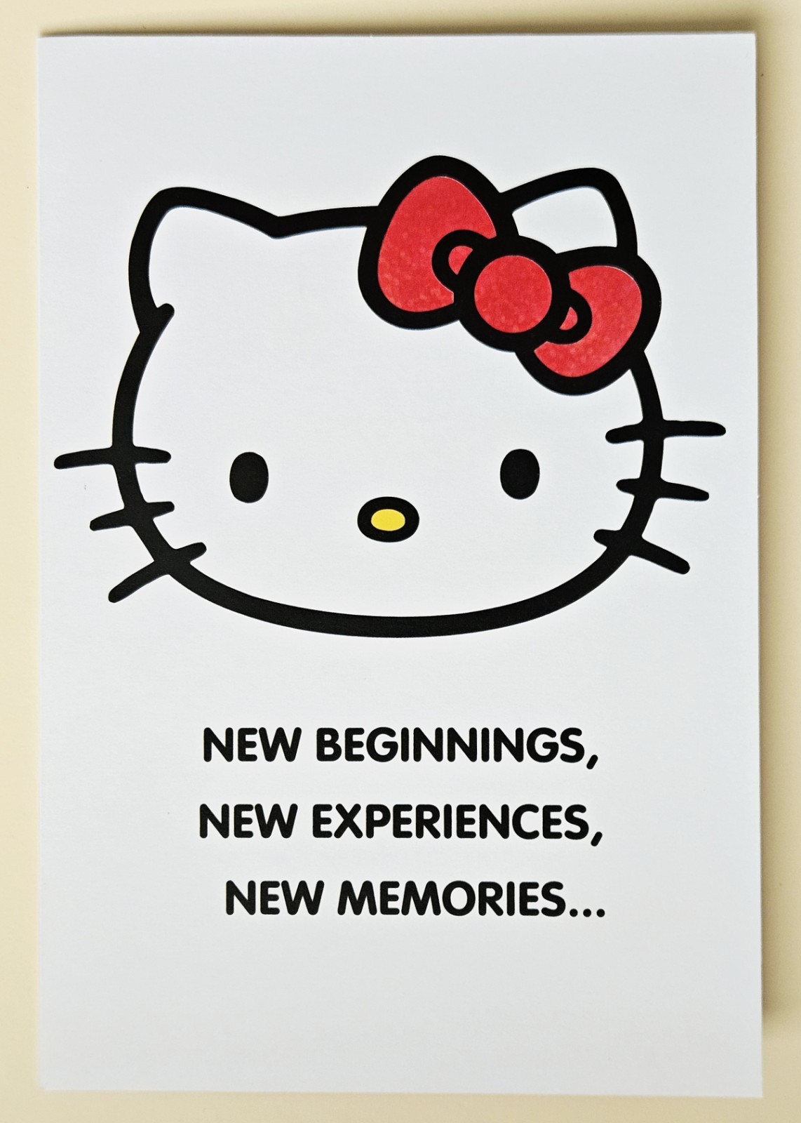 Congratulations. Hello Kitty Greeting Card (incl. Envelope 4,5×6,5″)