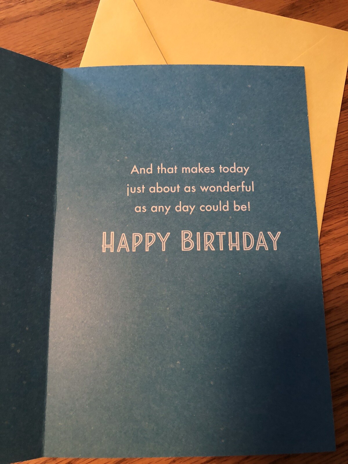 Happy Birthday Wonderful Son In Law 5”x7” Hallmark Heartline Greeting Card