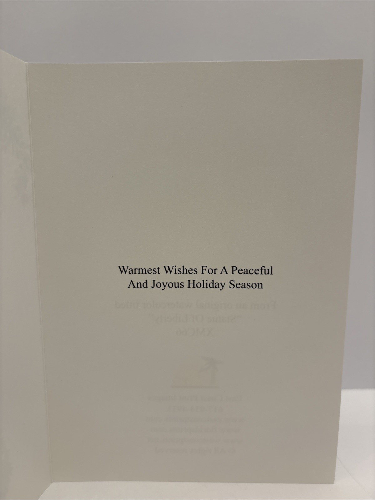 East Coast Print Images Boxed Christmas Cards Set of 12 Statue of Liberty