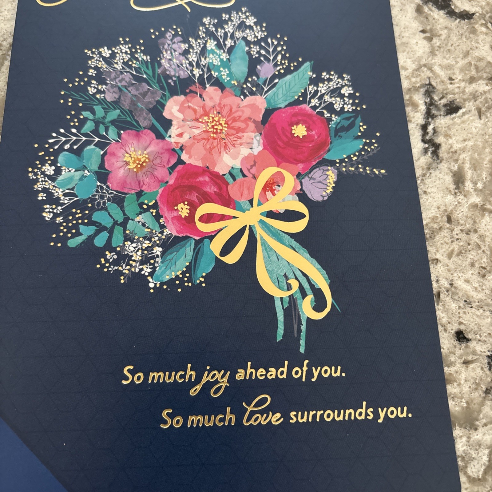 For Your Wedding Bridal Shower So Much Joy Love 5.5”x8” Hallmark Greeting Card