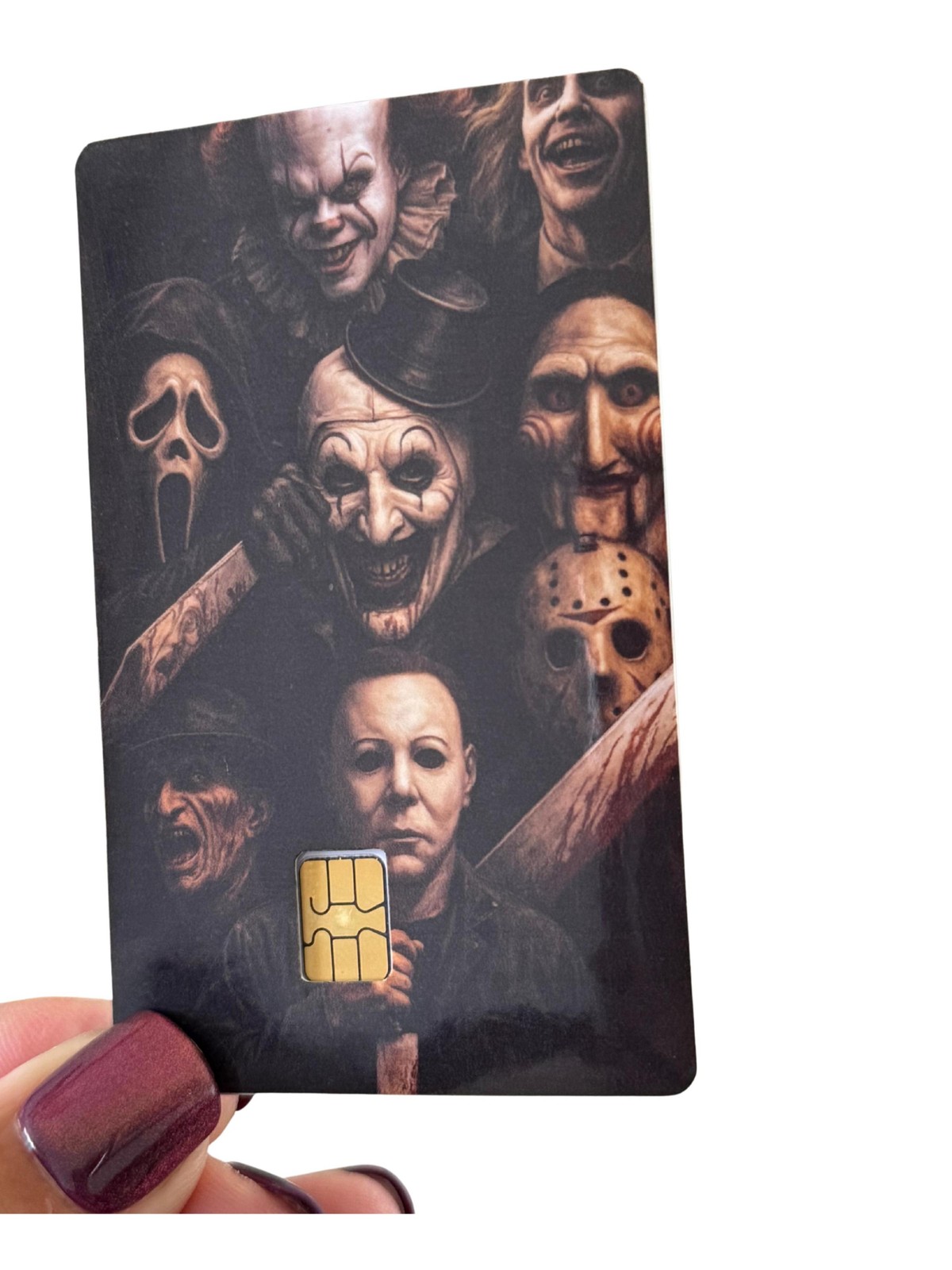 Horror Legends Decal Stickers – Durable Adhesive Card Sticker Covers for