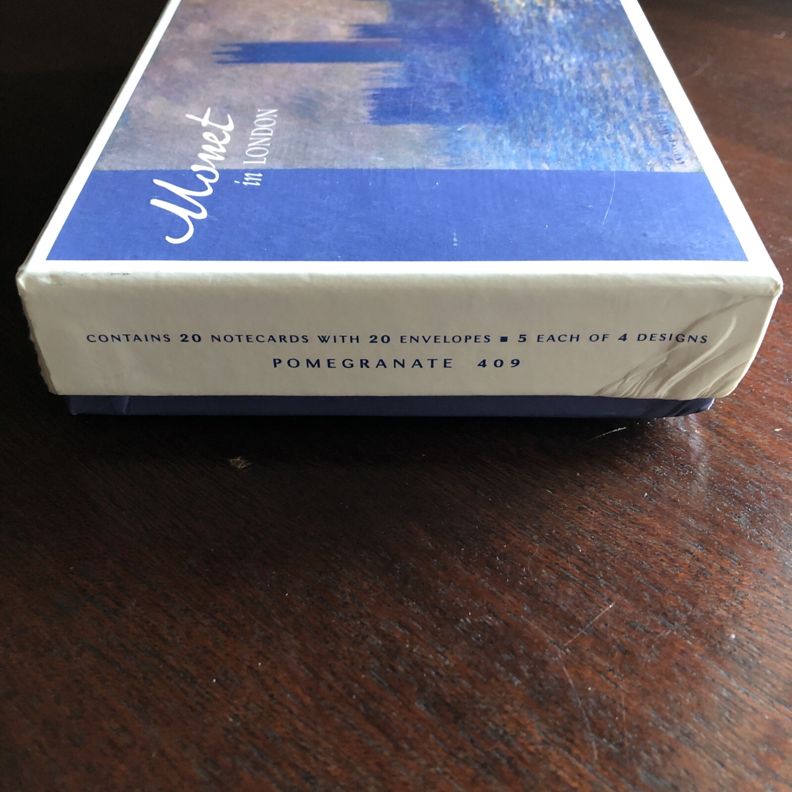 Claude Monet in London Bridges 20 Greeting Cards New In Box Pomegranate