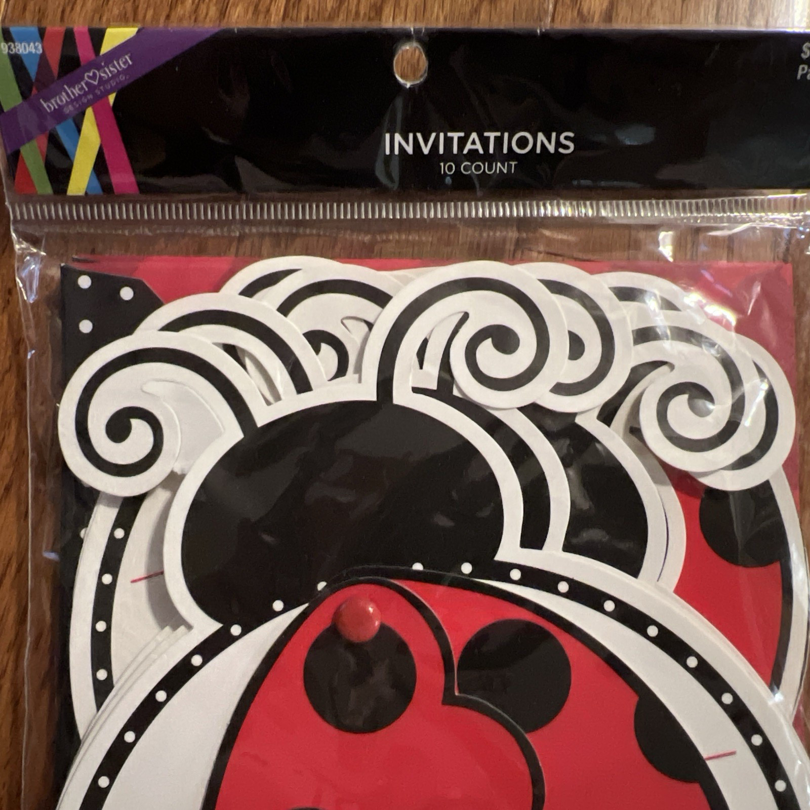 Brother 3 Sister Design Studio Ladybug Invitations Envelopes Pack of 10