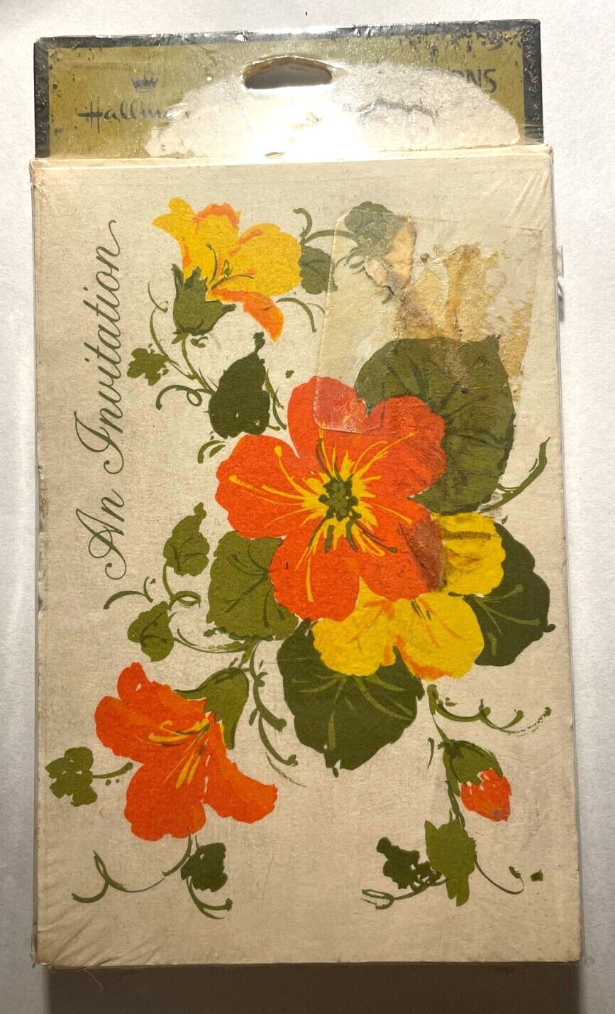 Hallmark An Invitation Cards And Envelopes 8 Pack Vintage New Sealed