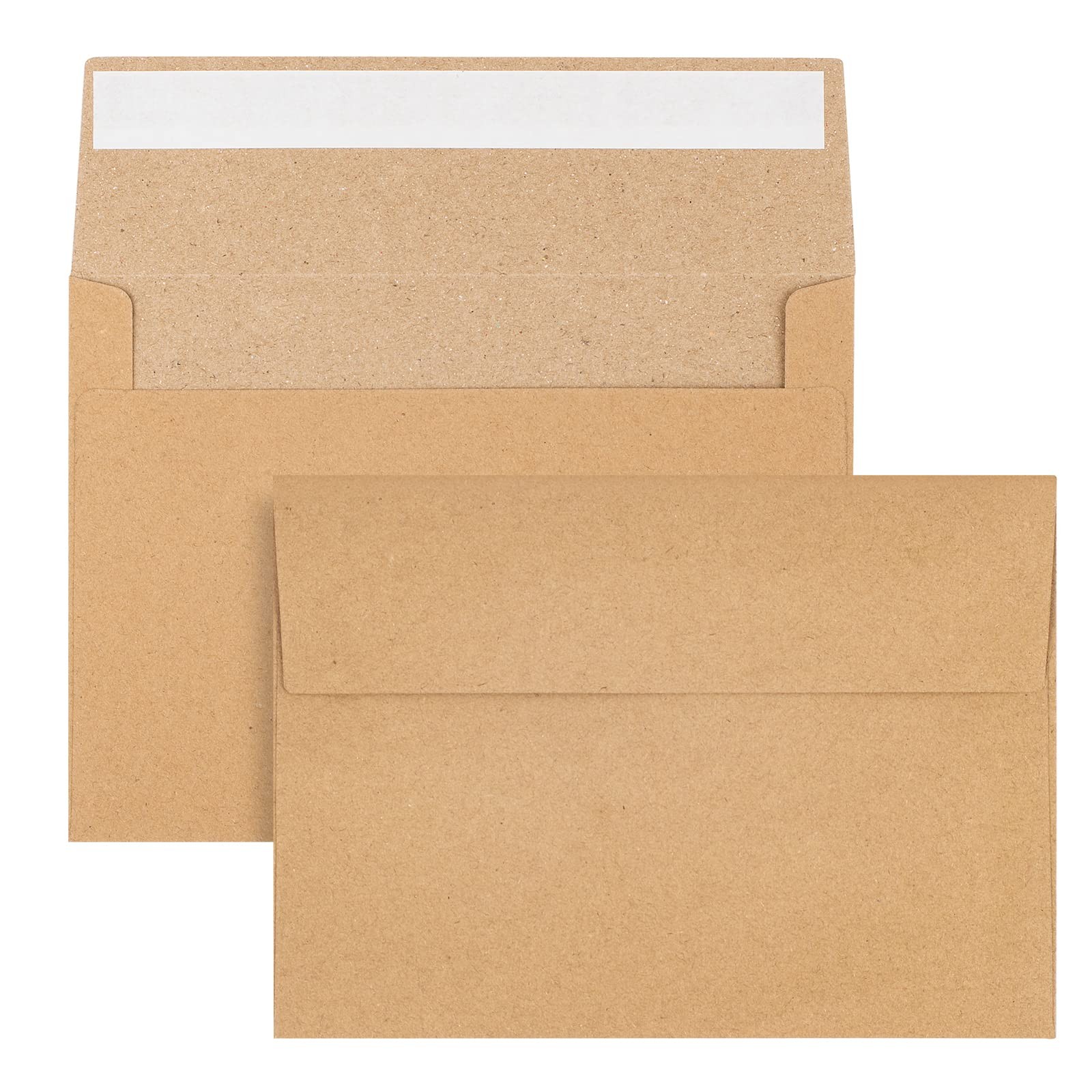 50 Pack Kraft Envelopes 4 x 6 Inch Brown Kraft Paper Envelopes for Invitatio…