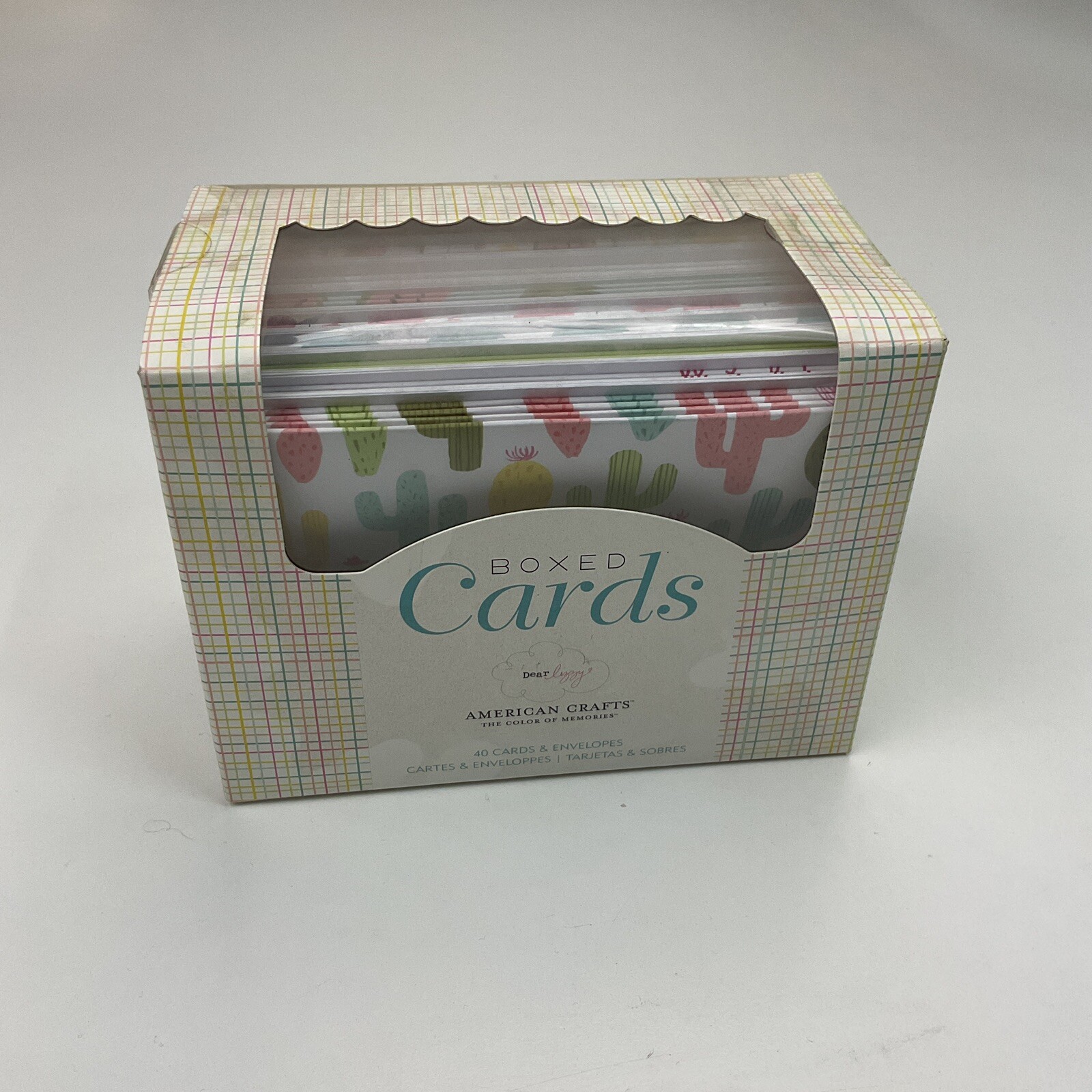 American Crafts A2 Cards W/envelopes Dear Lizzy Happy Place 40/box – 3 PACK