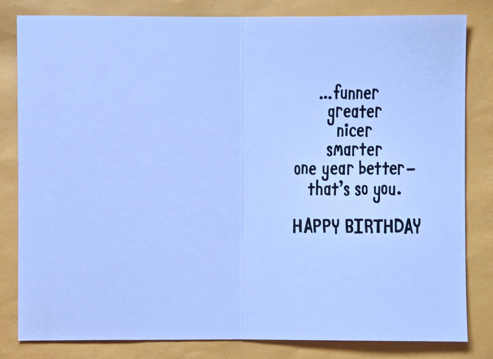Peanuts Snoopy Birthday Greeting Card (+ Envelope 5×7″).