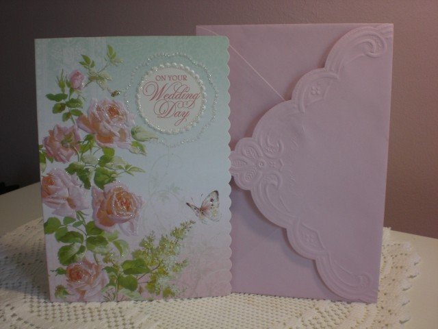 Carol’s Rose Garden – Wedding – A branch of beautiful pink roses on the front