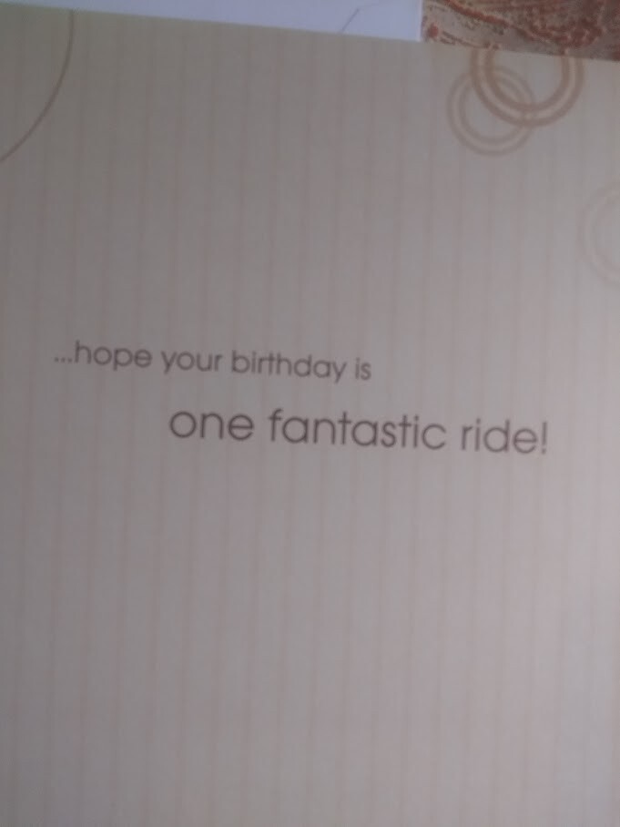 American Greetings Birthday Card Son Travel Fast Lane Or Scenic Fantastic Ride!