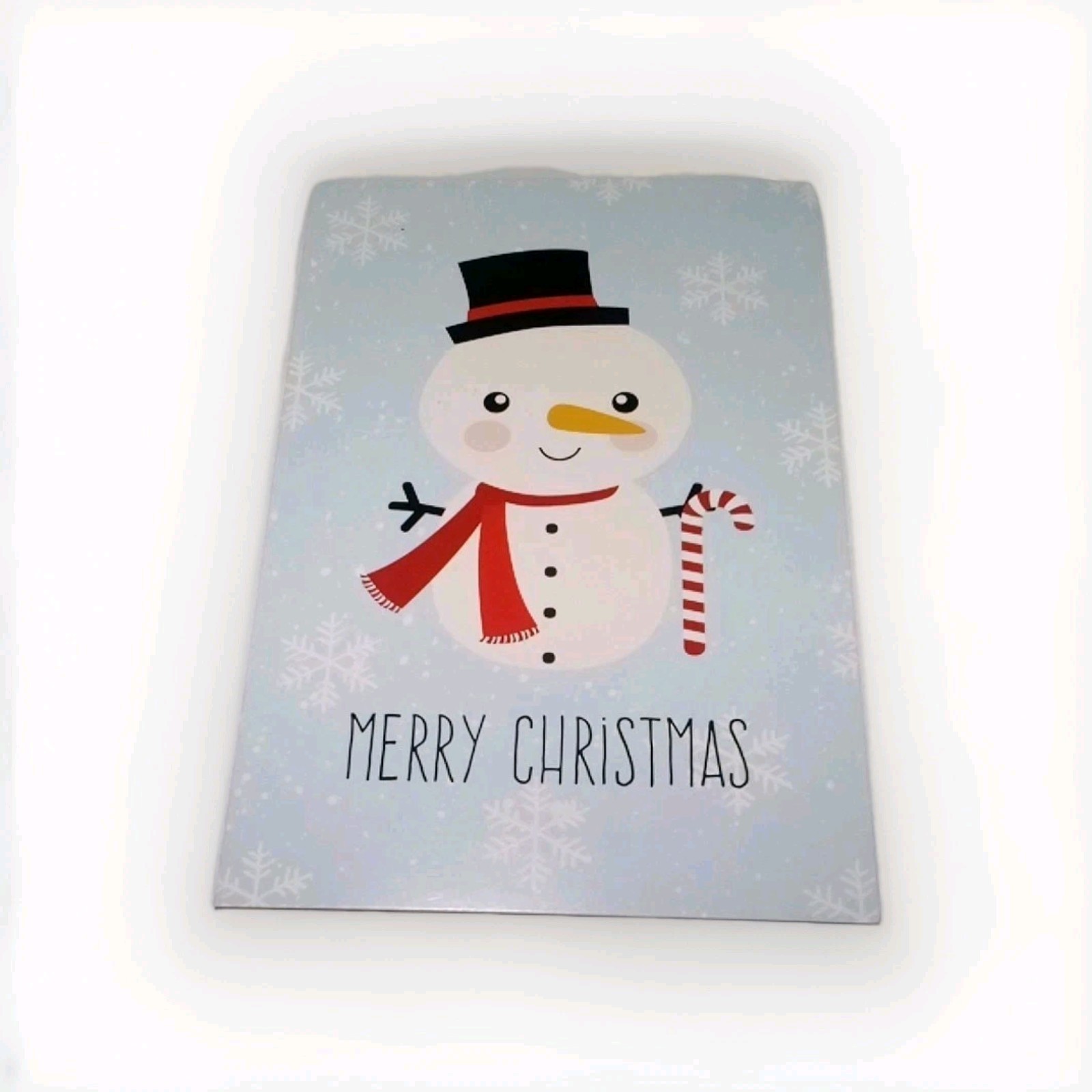 Christmas Greeting Card, Merry Christmas, Snowman, Blank, 4×6