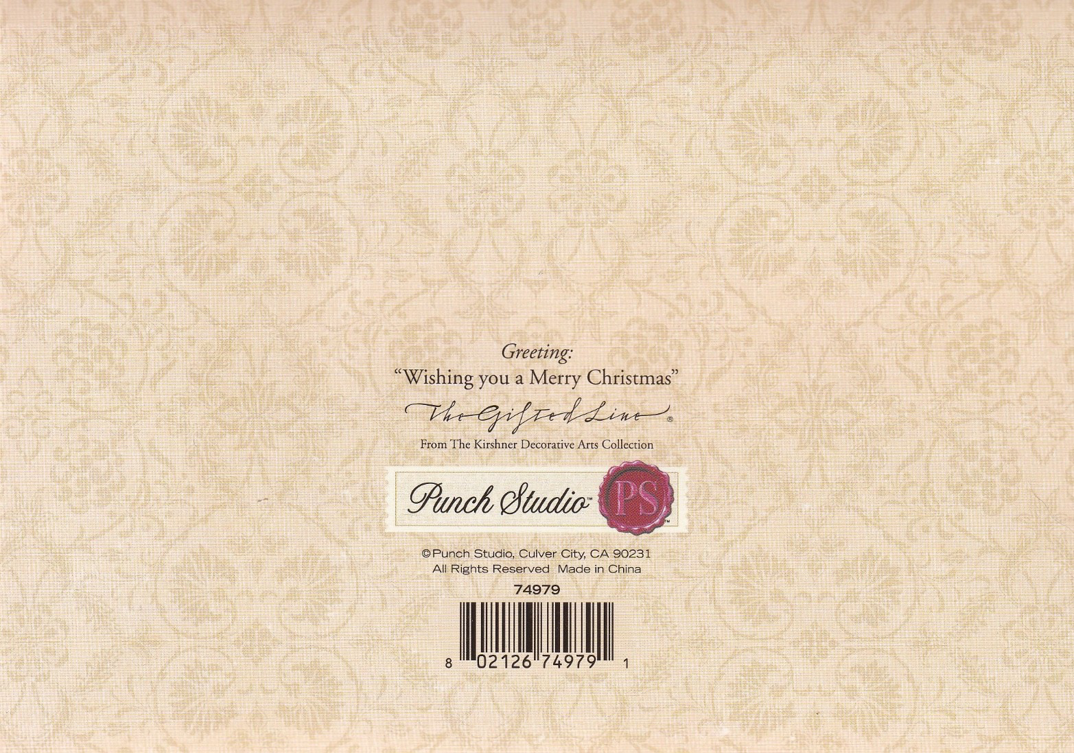 Box of 12 Punch Studio Christmas Greeting Cards Cardinal Embellished