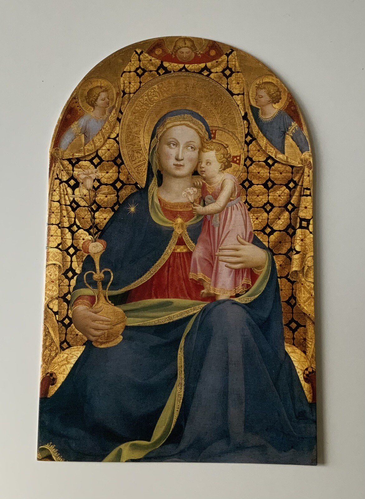 5 Lot MMA Christmas Die Cut Cards The Madonna Of Humility 2007