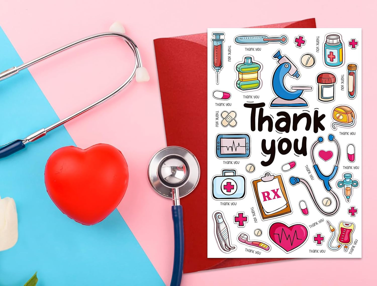 Nurse Thank You Card – Thank You Gifts Cards for Doctors Nurses Preceptor Gift N