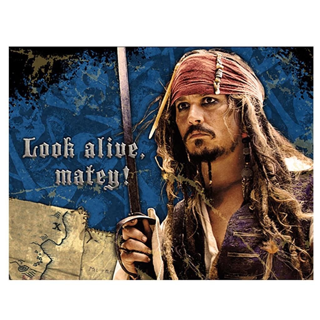 Pirates of the Caribbean 4 Party Invitations 8 Per Package Party Supplies NEW