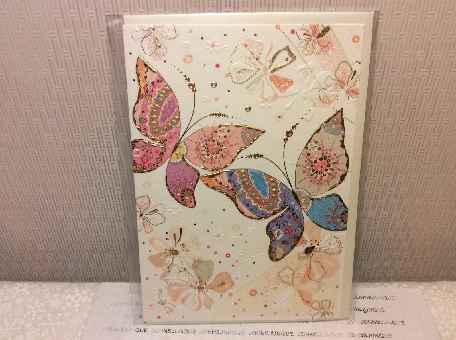 RSVP BLANK INSIDE GREETING CARD New w/envelope WRITE YOU OWN PERSONAL MESSAGE