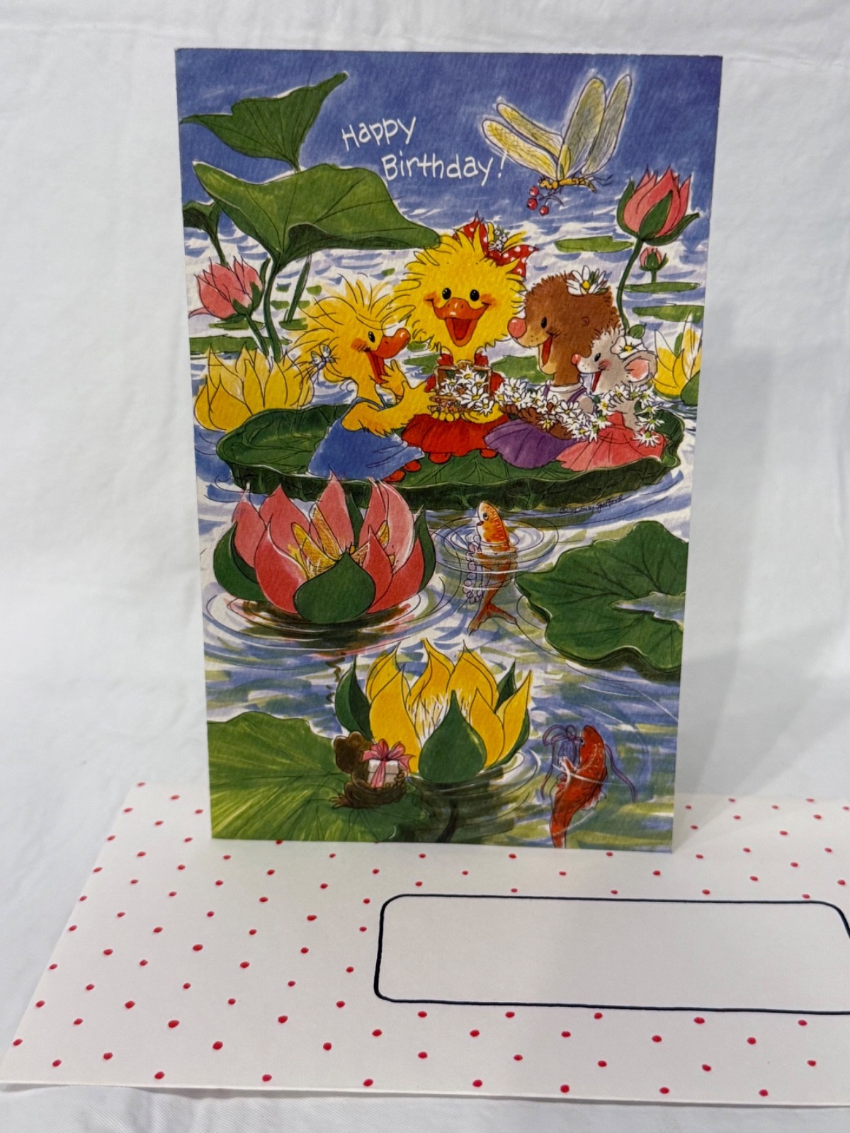 Vintage 1995 Suzy’s Zoo “Celebrate It…” Happy Birthday Greeting Card