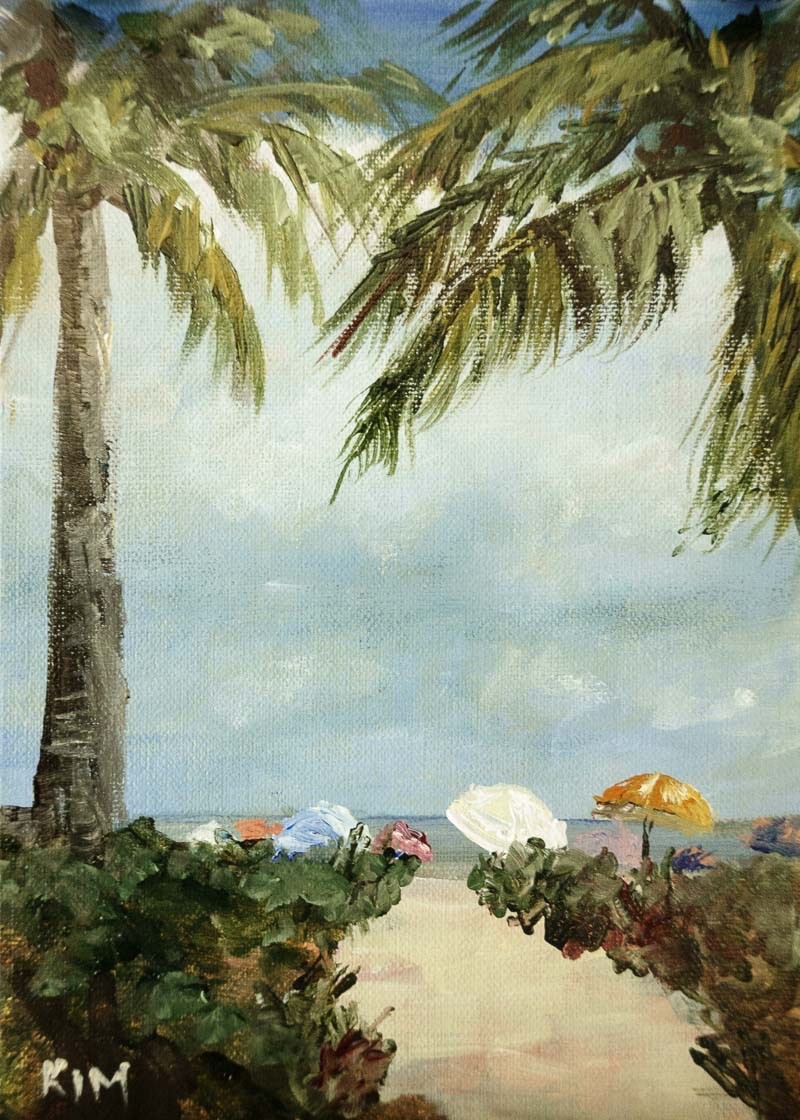 SEASCAPE 5″x7″ Notecard with Envelope – Direct from Artist – Blank Inside