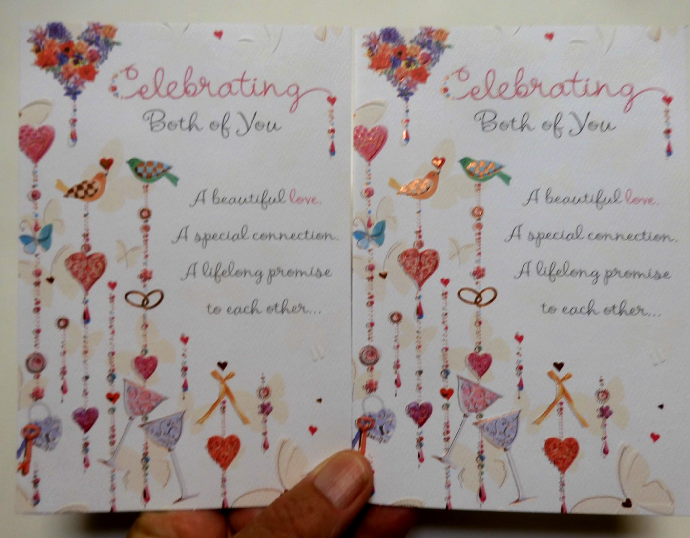 2 American Greetings Cards Turnowsky Happy Anniversary Birds & More