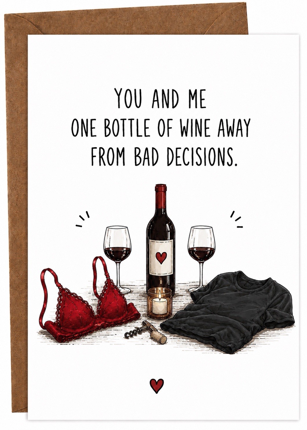 Funny Greeting Card for Couples /Funny anniversary card/ romantic greeting card