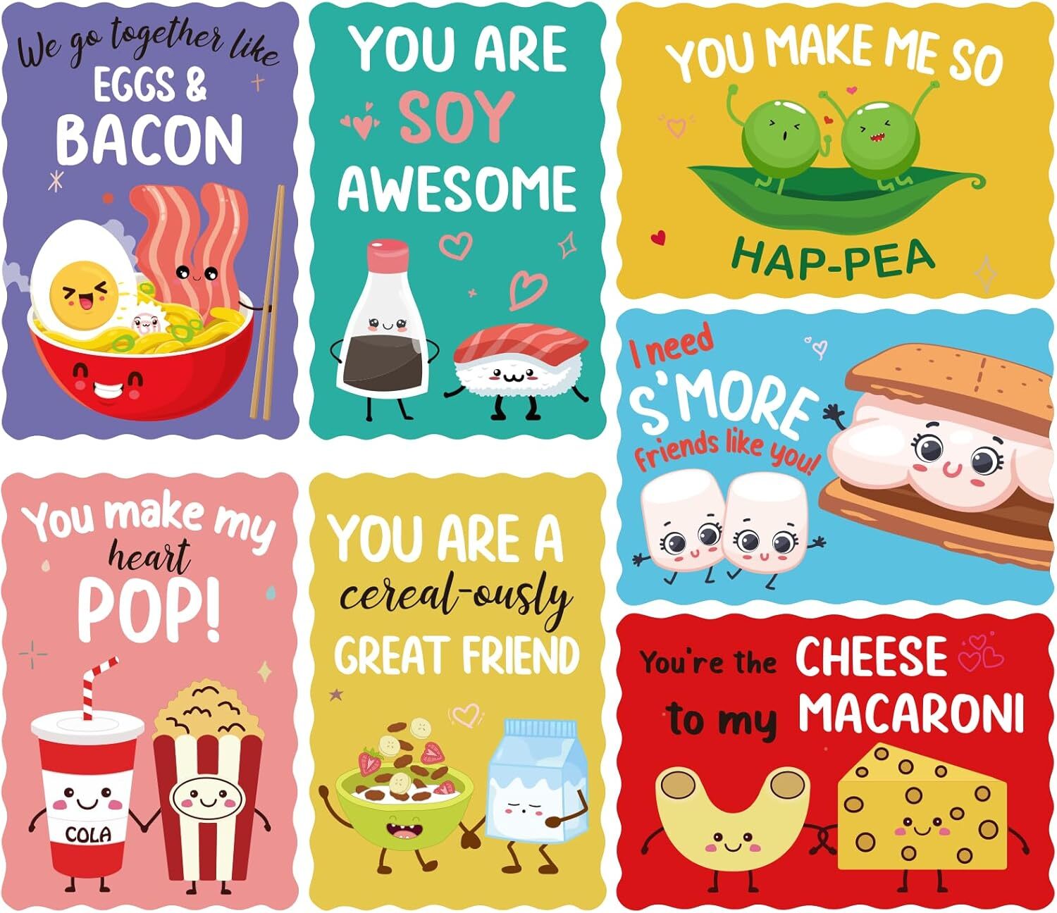 Pack of 35 Valentine’S Day Cards for Kids | 7 Assorted Designs with Envelopes
