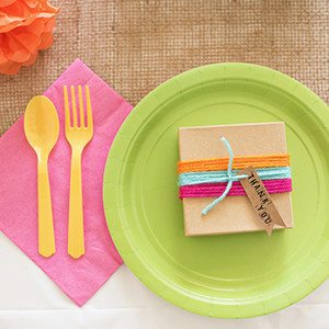 Single Panel Blank Cards with Envelopes, Rainbow Colors